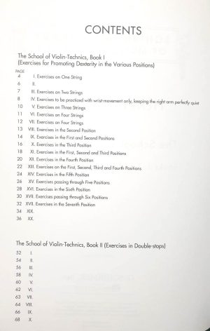 Schradieck The School of Violin Technics and Scales Studies Complete - Schirmer's Vol. 2090 - Image 2