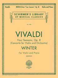 Vivaldi Four Seasons, Op. 8 Winter (For Violin and Piano) Vol. 1930
